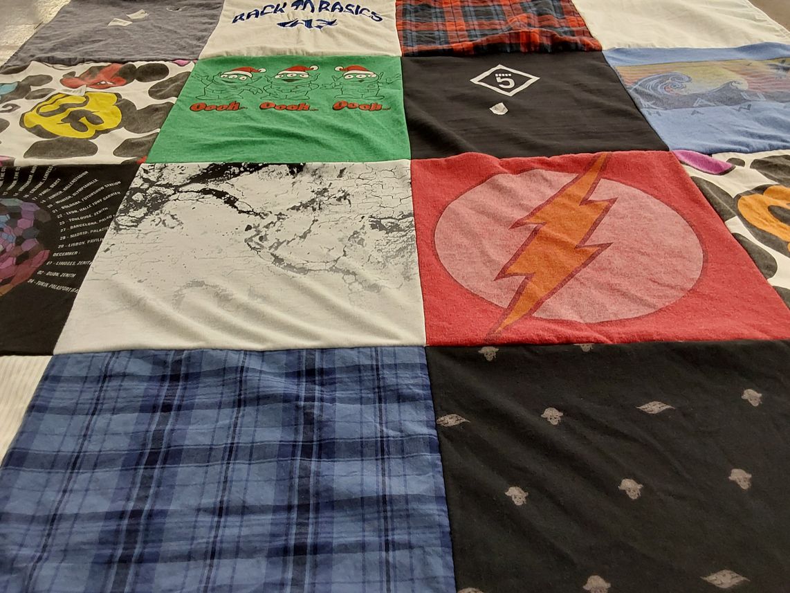 T-shirt quilt by David from FL