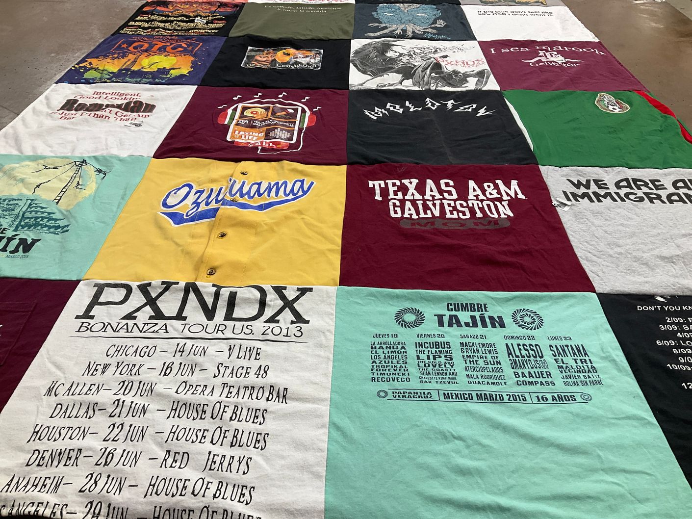 T-shirt quilt from texas a&m university galveston by tania from TX