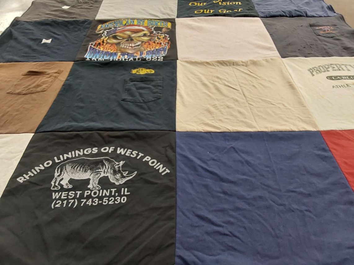 T-shirt quilt by Bradley from SC