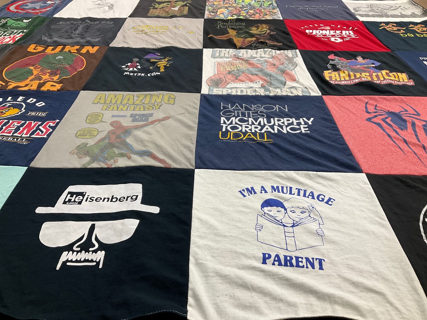 T-shirt quilt featuring toledo pride soccer by Nicola from CT