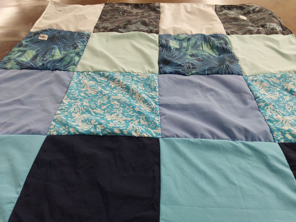 T-shirt quilt by Ann from IN