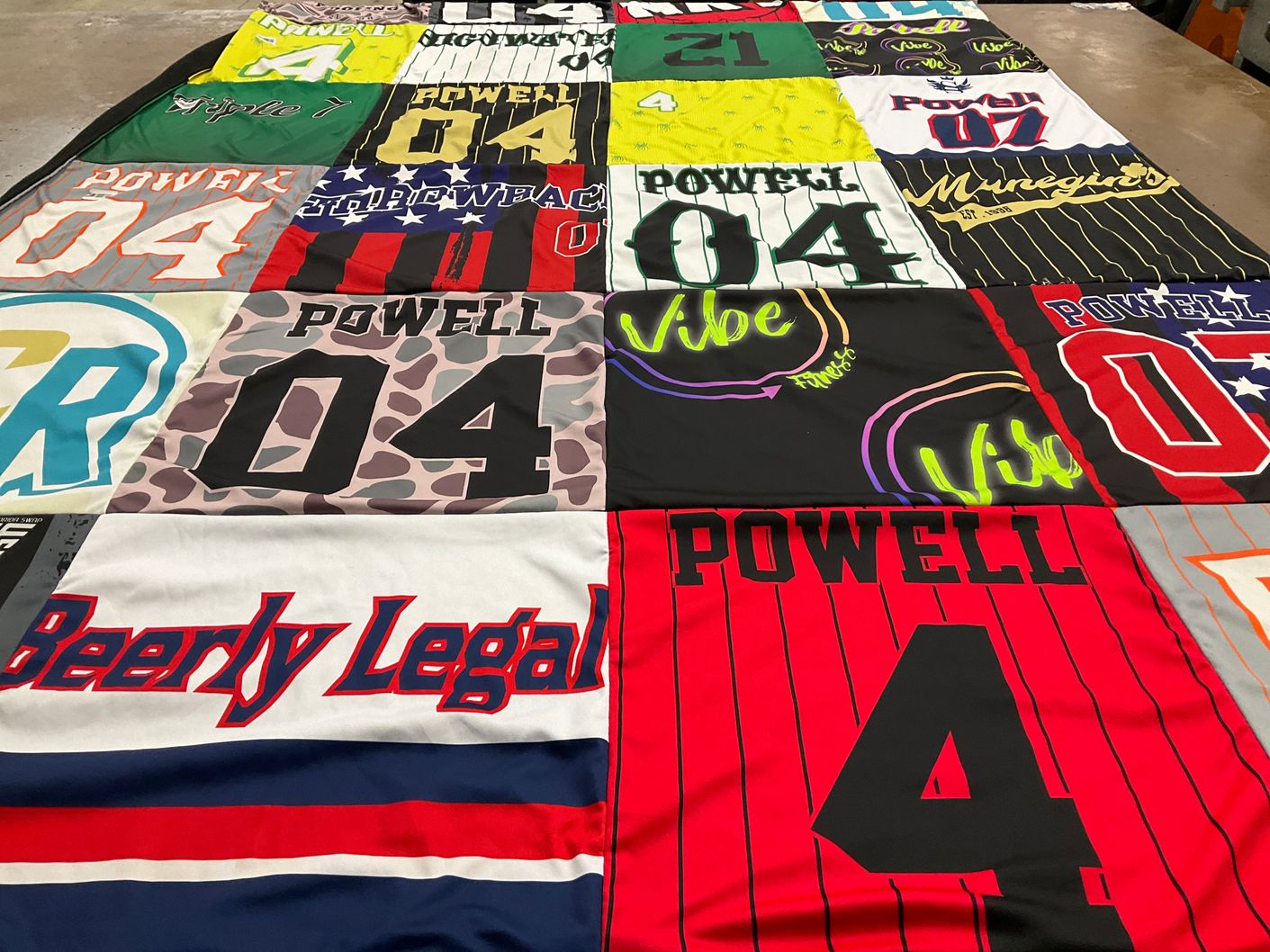 T-shirt quilt by Kaylee from FL