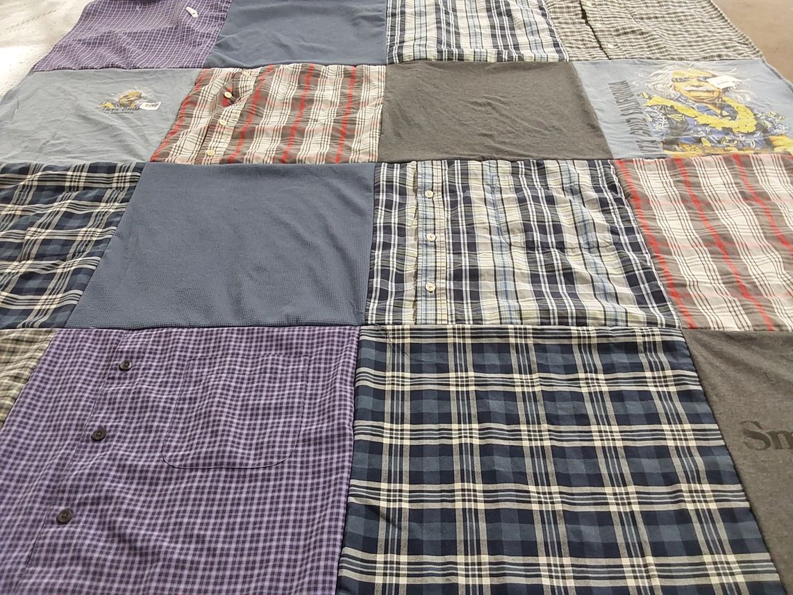 T-shirt quilt by Brenda from CA
