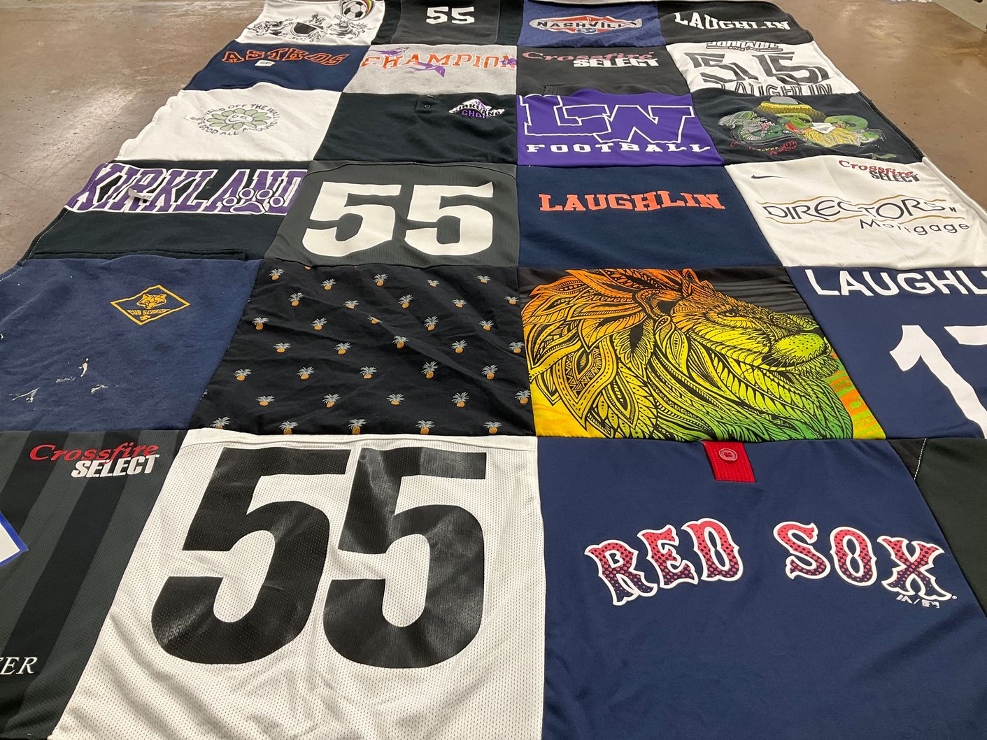 T-shirt quilt by Chet from WA