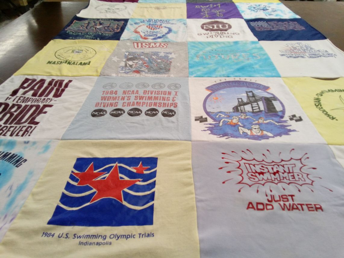 T-shirt quilt from northern illinois university by Amanda from NJ