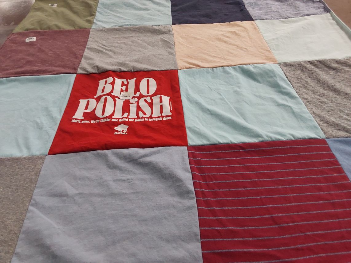 T-shirt quilt by Heather from NY