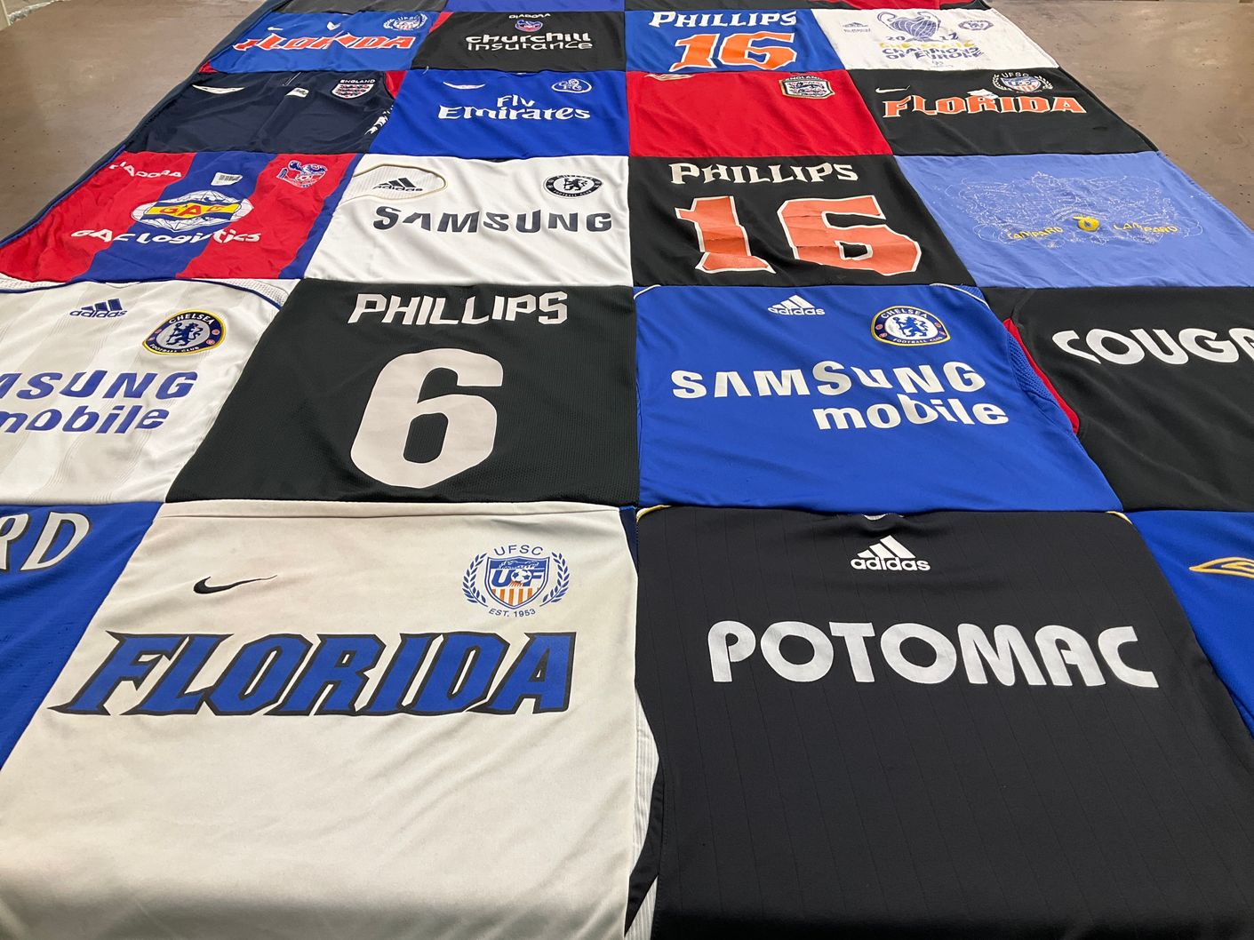 T-shirt quilt by David from FL