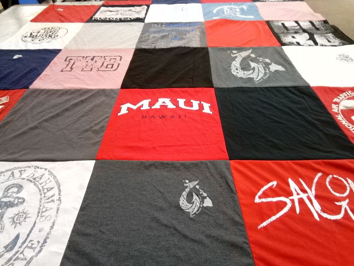 T-shirt quilt by Craig from UT