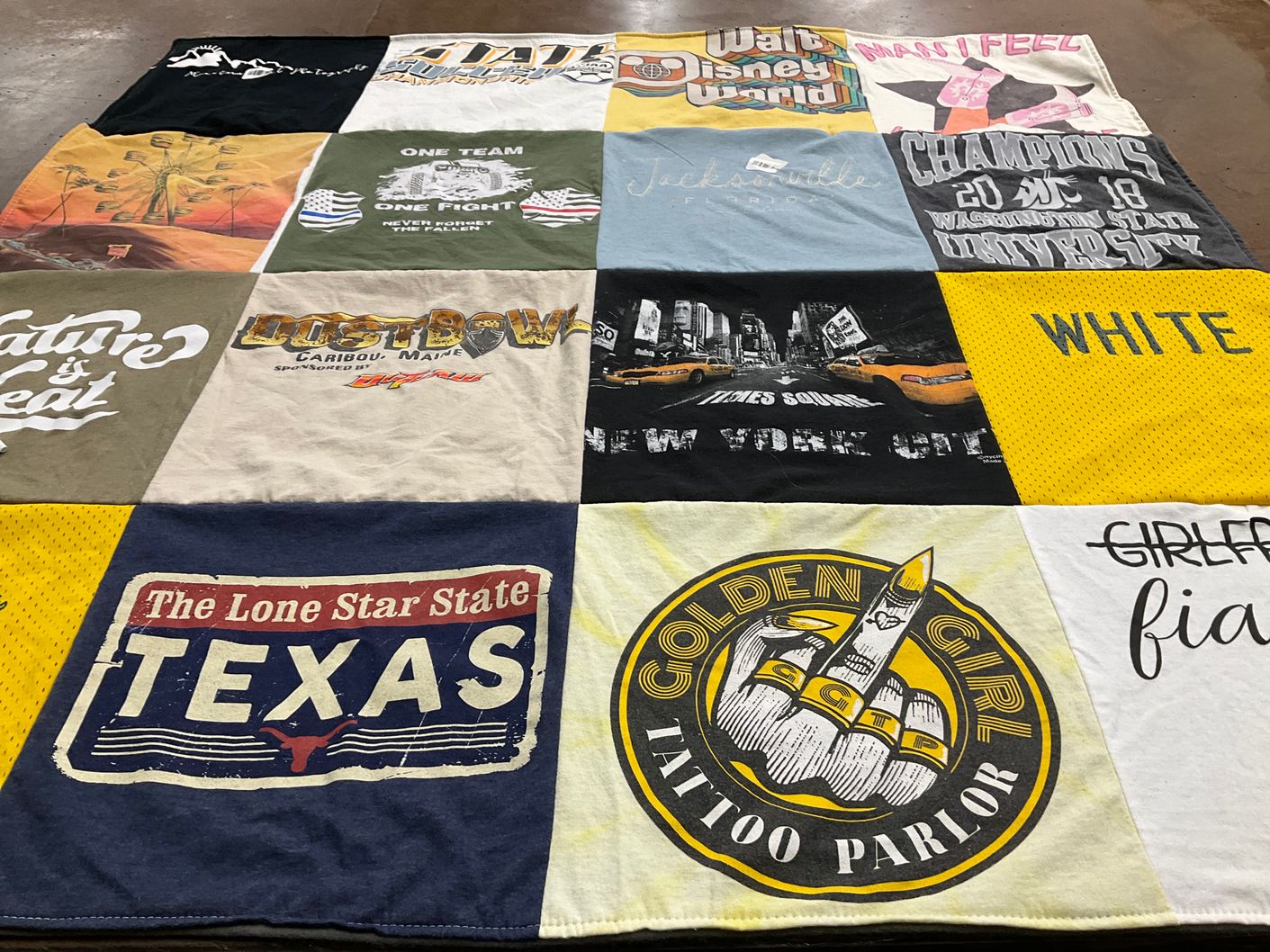 T-shirt quilt from washington state university by Trish from WA