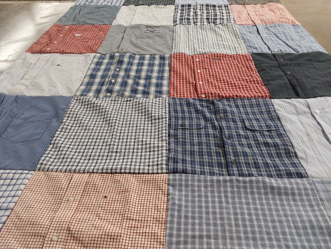 T-shirt quilt by devica from NY