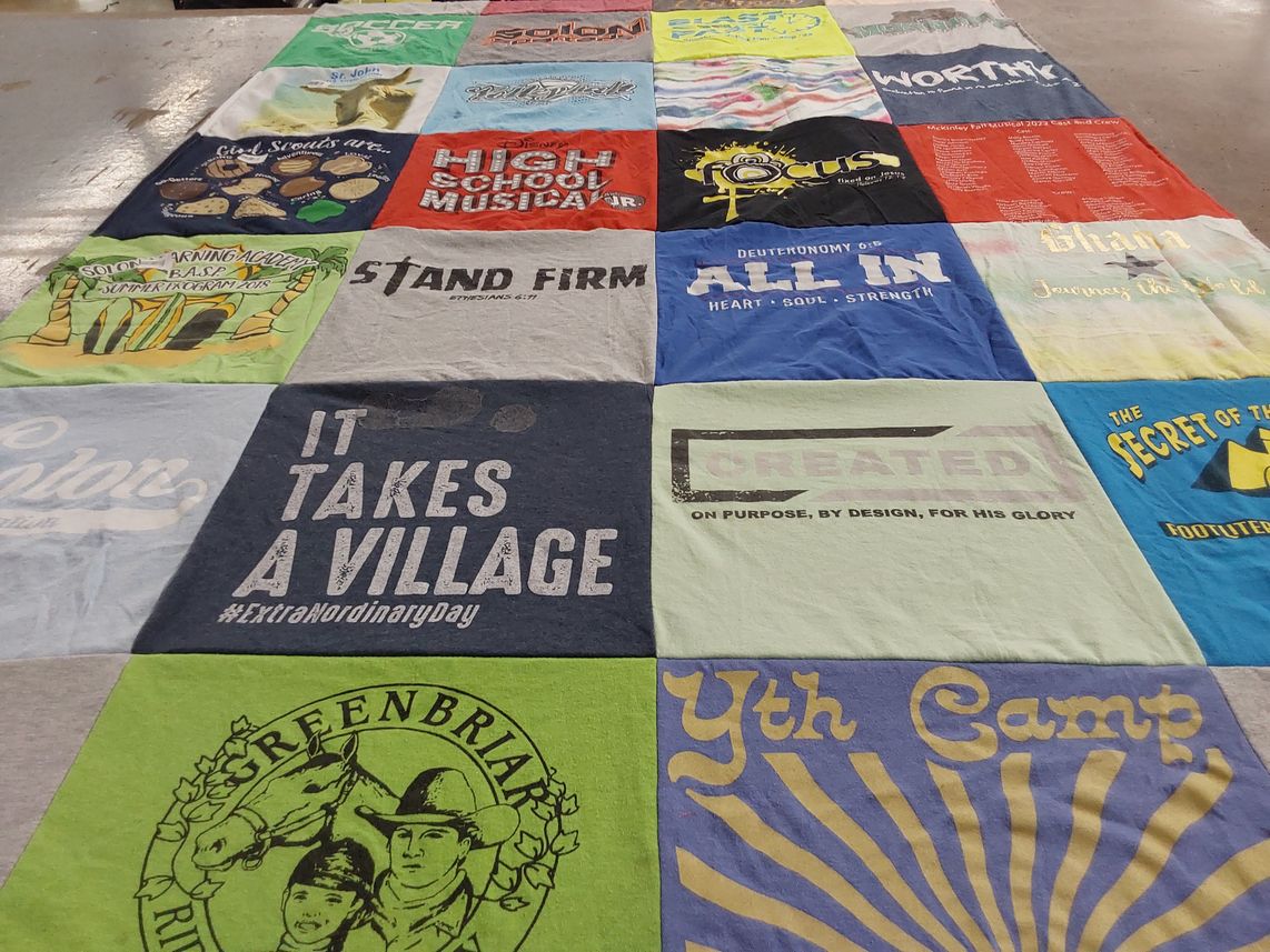 T-shirt quilt from high school musical by Peggy from IA