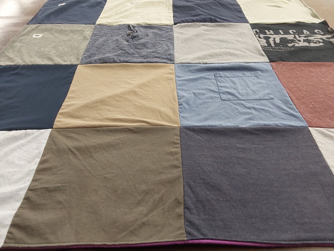 T-shirt quilt by Chris from IL