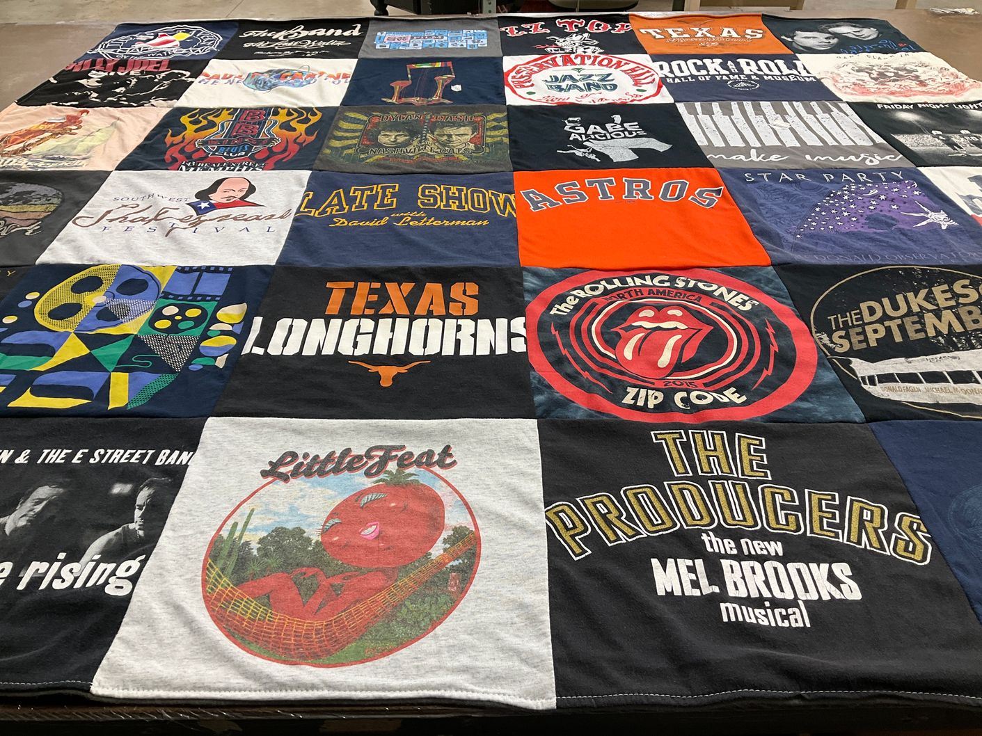 T-shirt quilt from university of texas at austin by Craig from TX