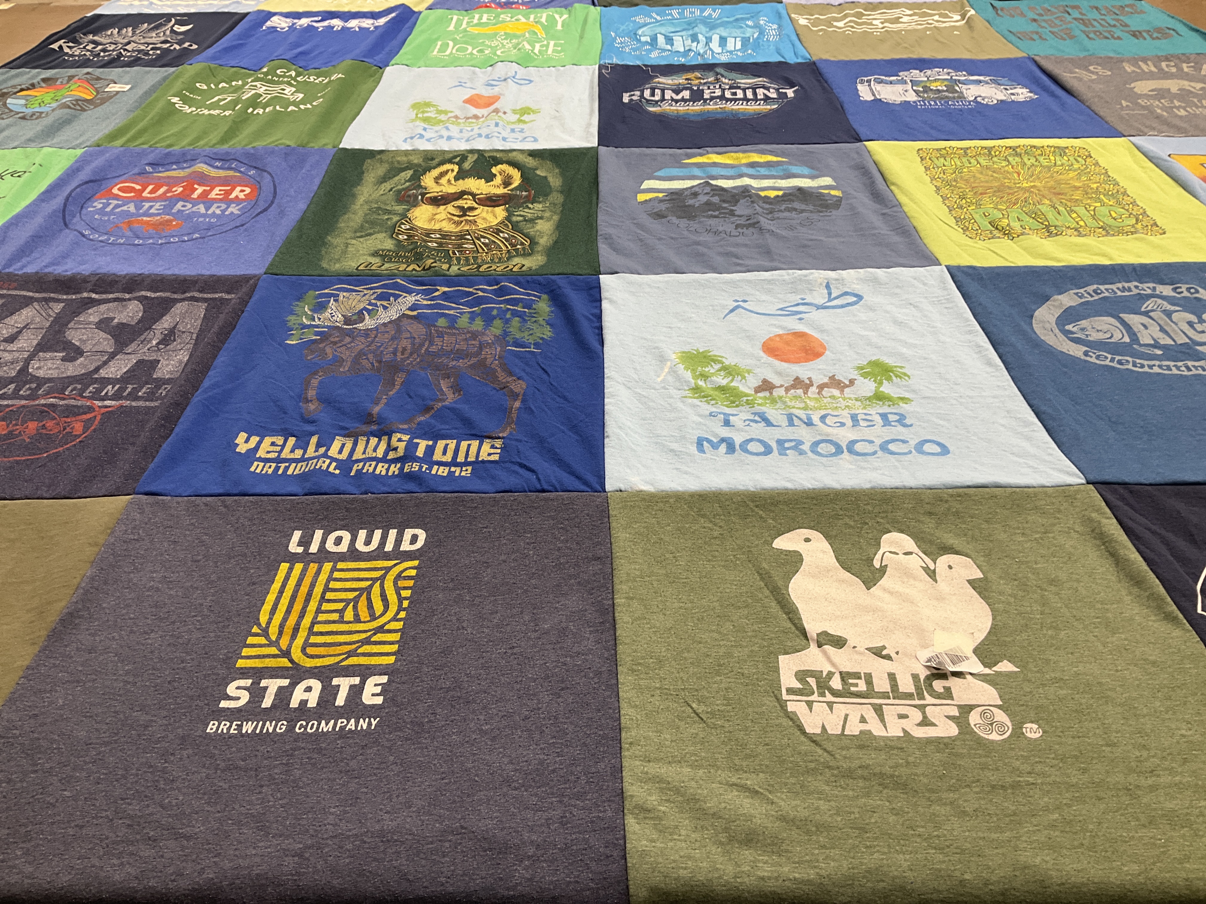 T-shirt quilt featuring st louis cardinals by Lindsey from TX