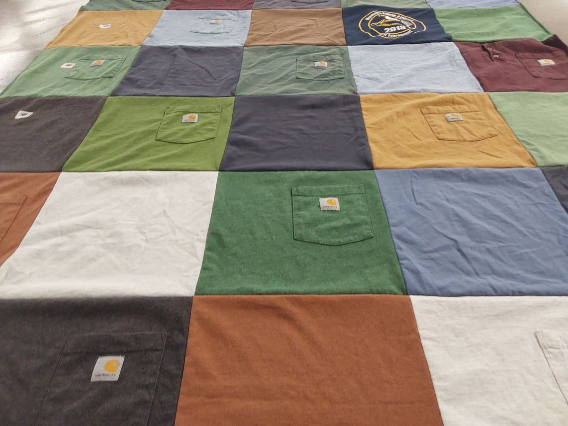 T-shirt quilt by Laurie from CA