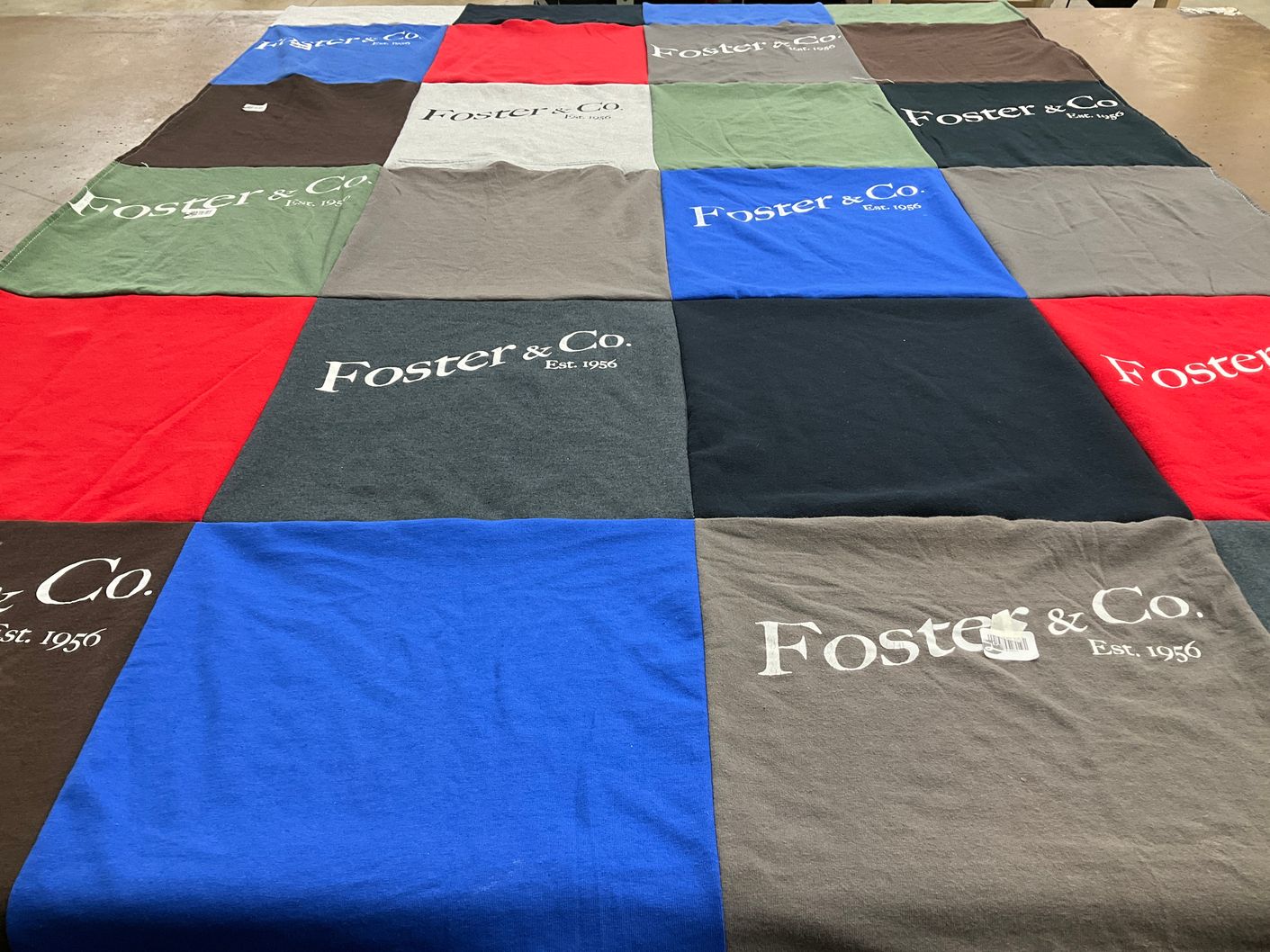 T-shirt quilt by Alean from OR