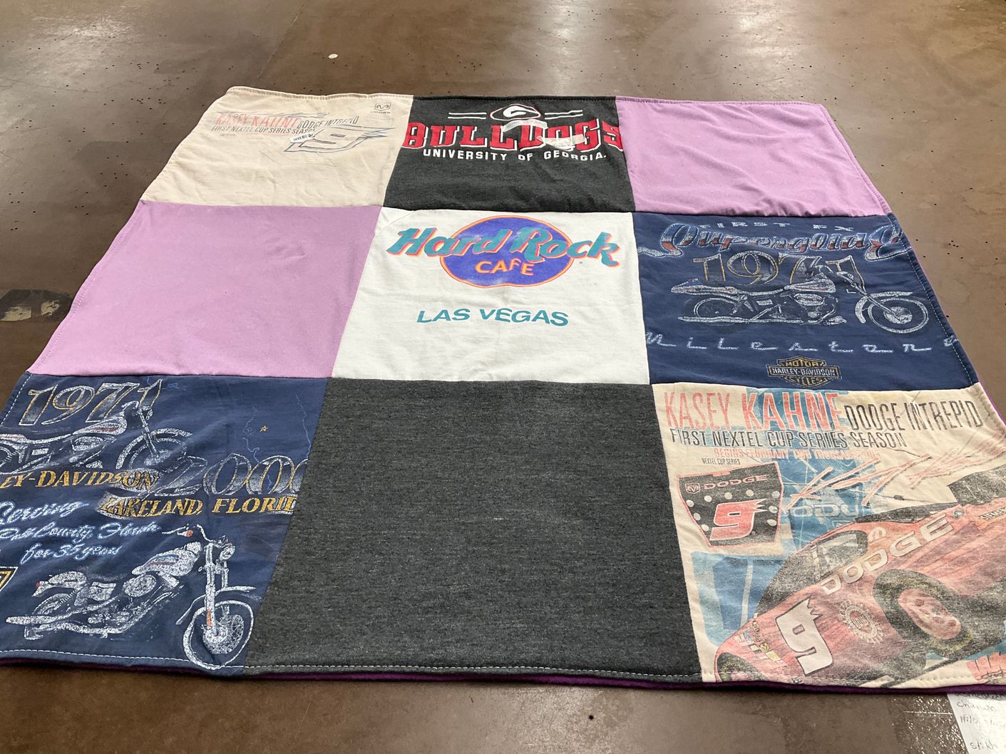 T-shirt quilt from university of georgia by Cheryl from GA