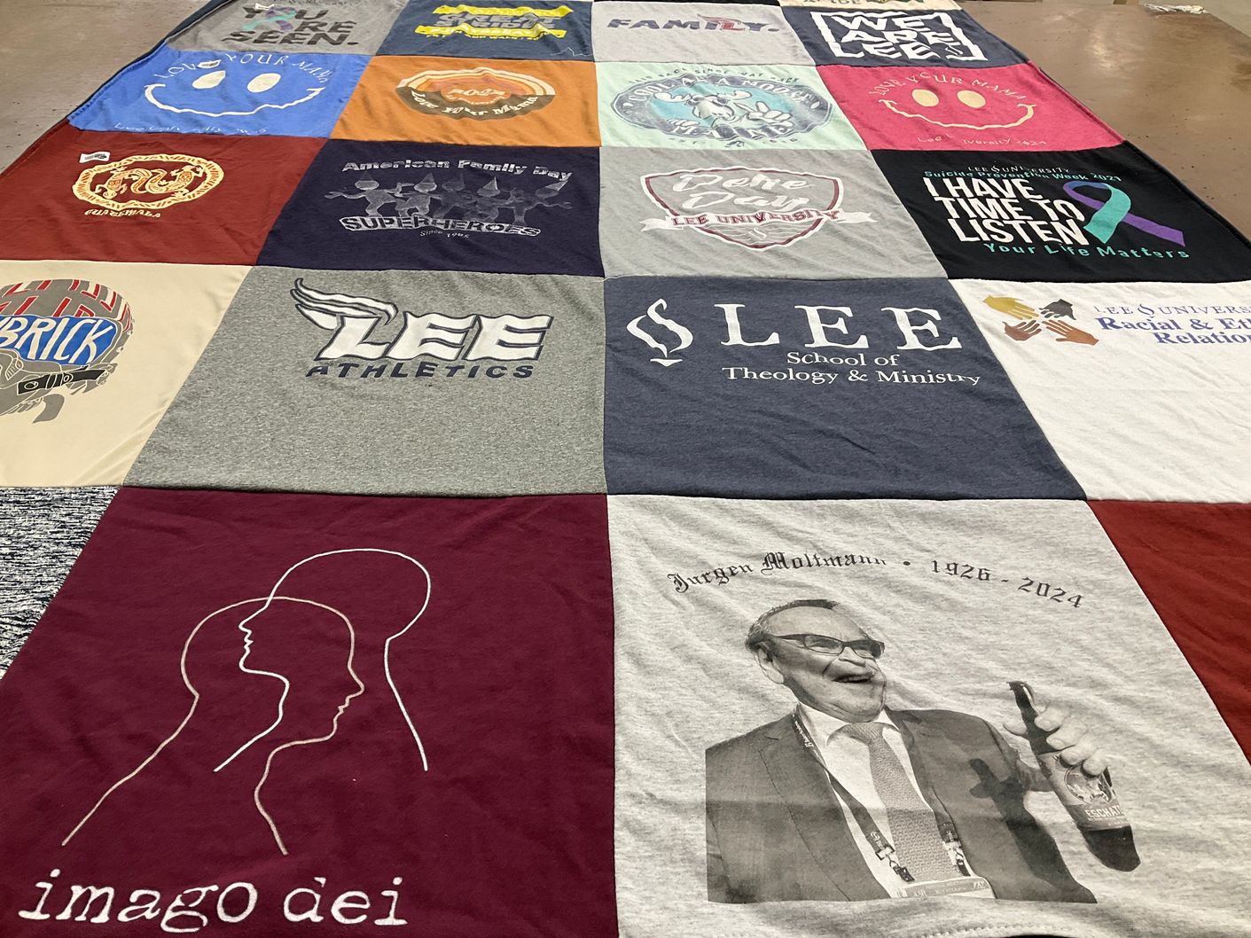 T-shirt quilt from lee university by Kyle from OH