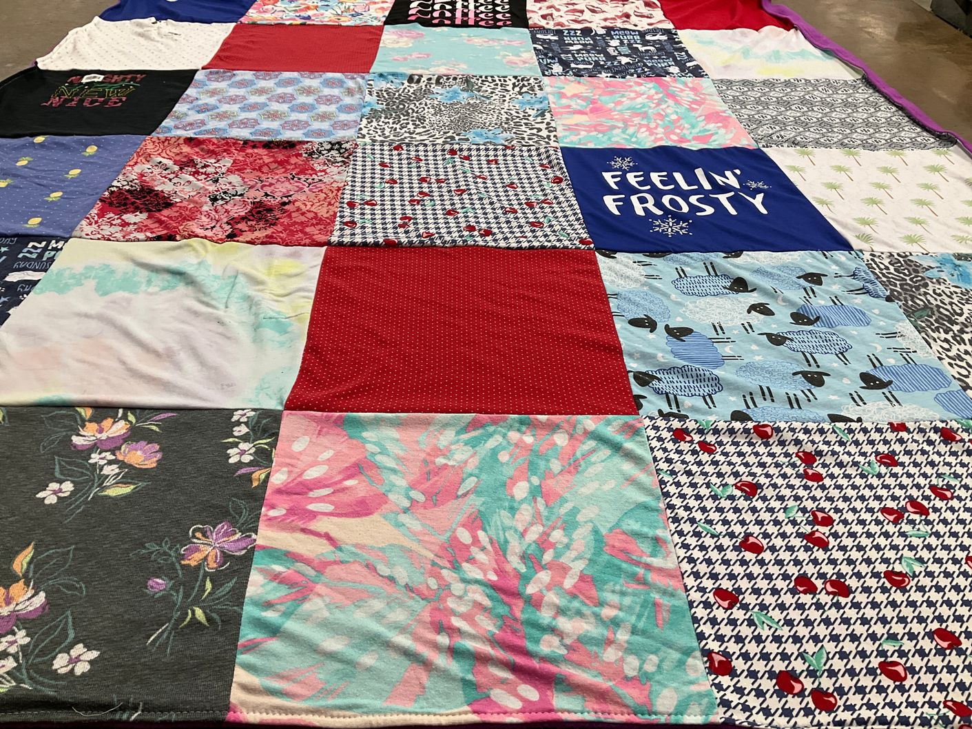 T-shirt quilt by Misty from AL