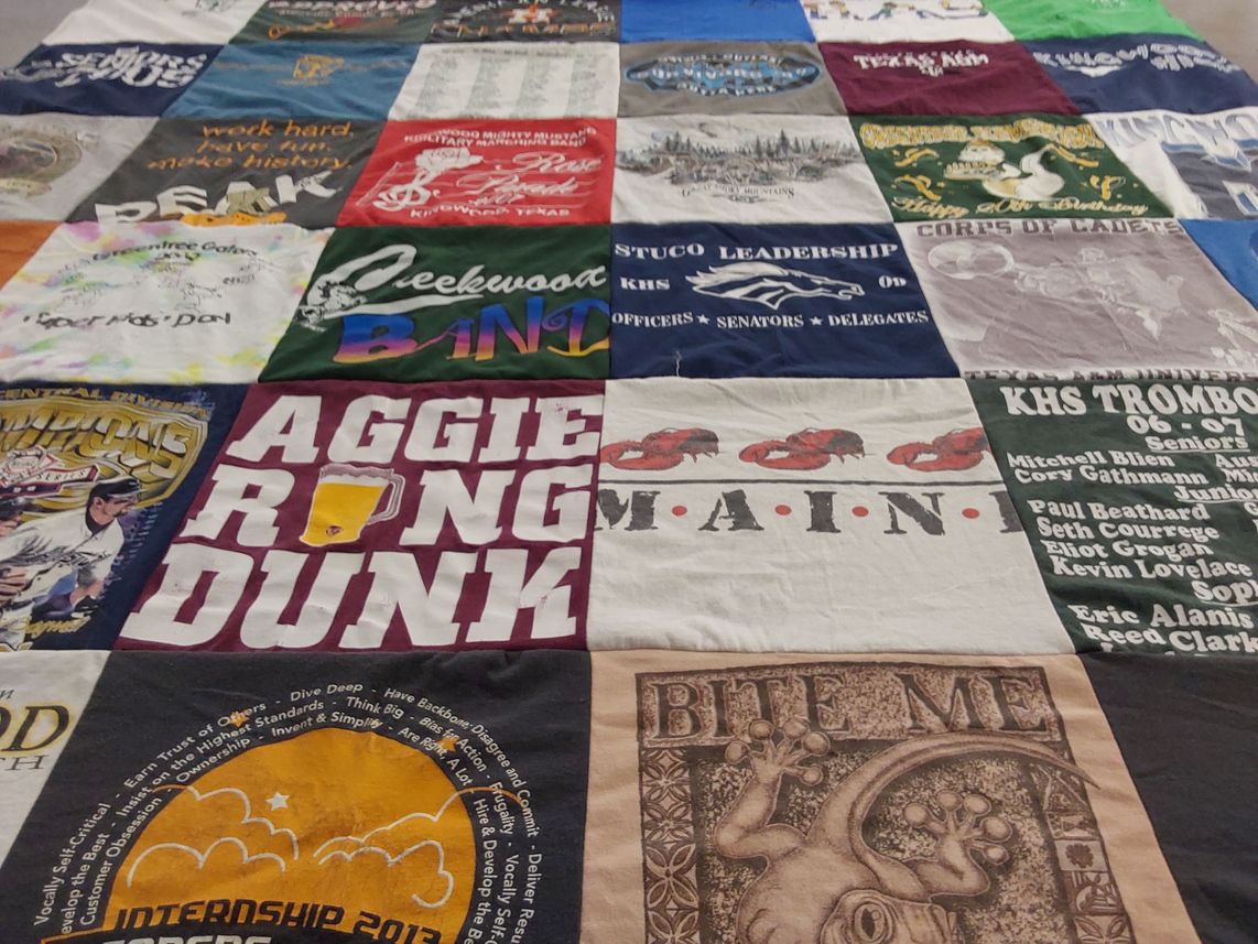 T-shirt quilt from khs by Patricia from TX