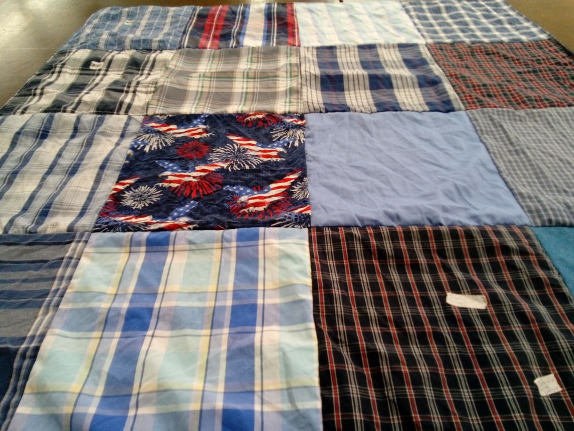 T-shirt quilt by Robert from TX