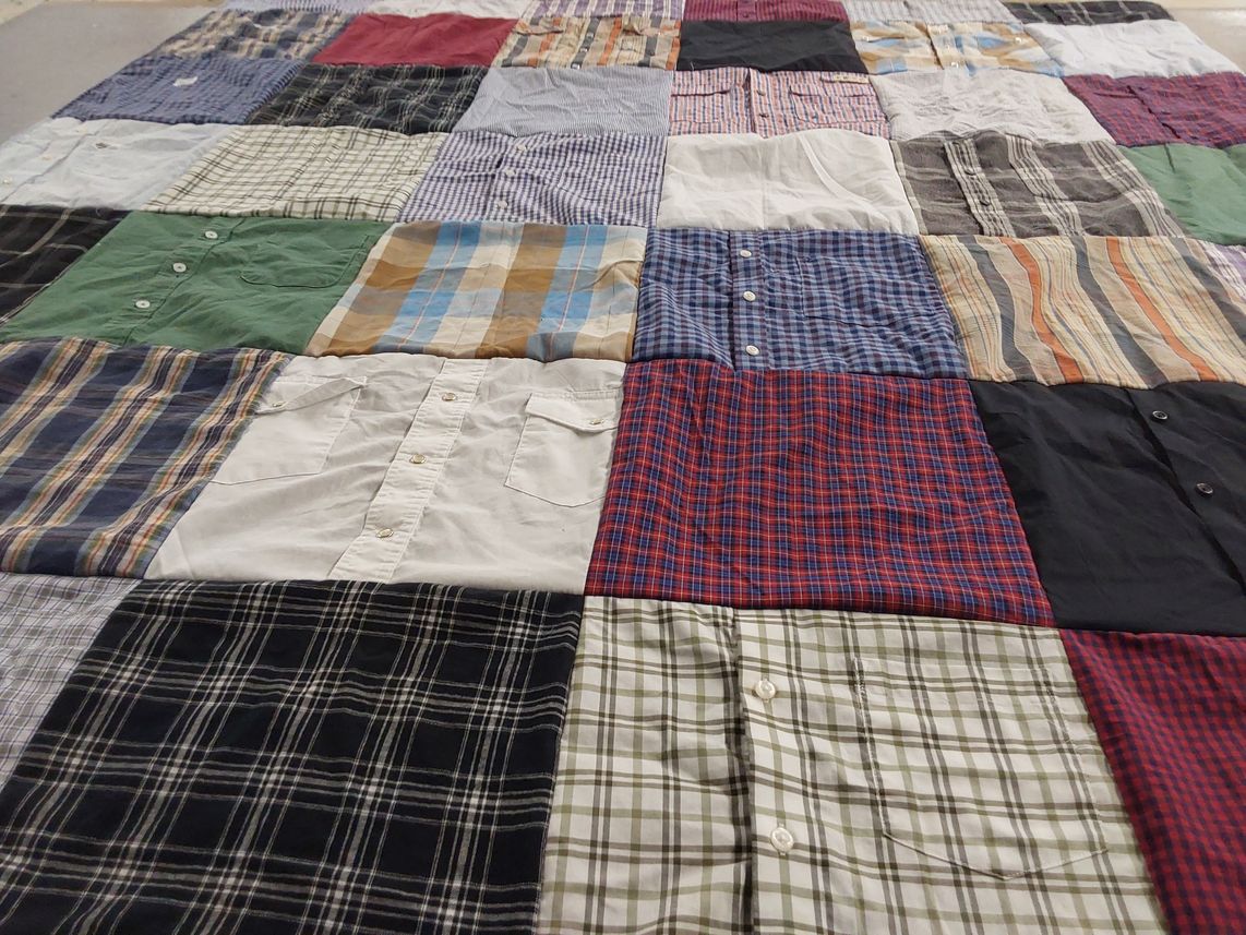 T-shirt quilt by Gracie from TX