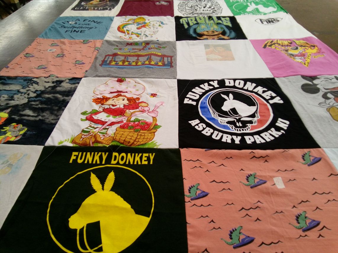 T-shirt quilt by Morgan from NJ