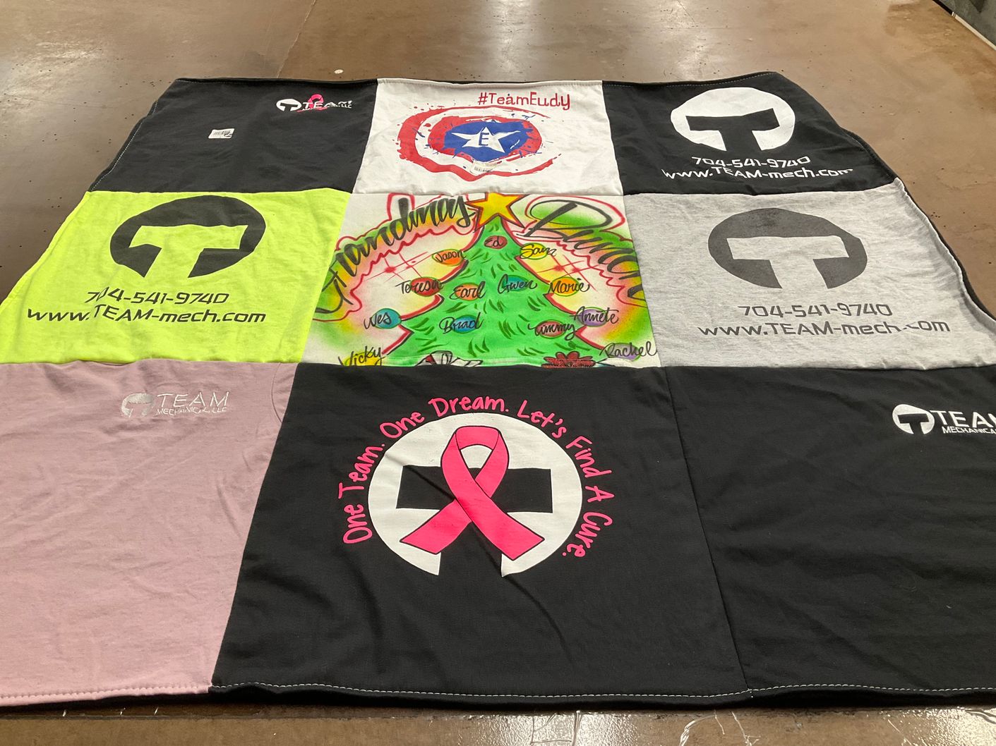 T-shirt quilt by kim from NC