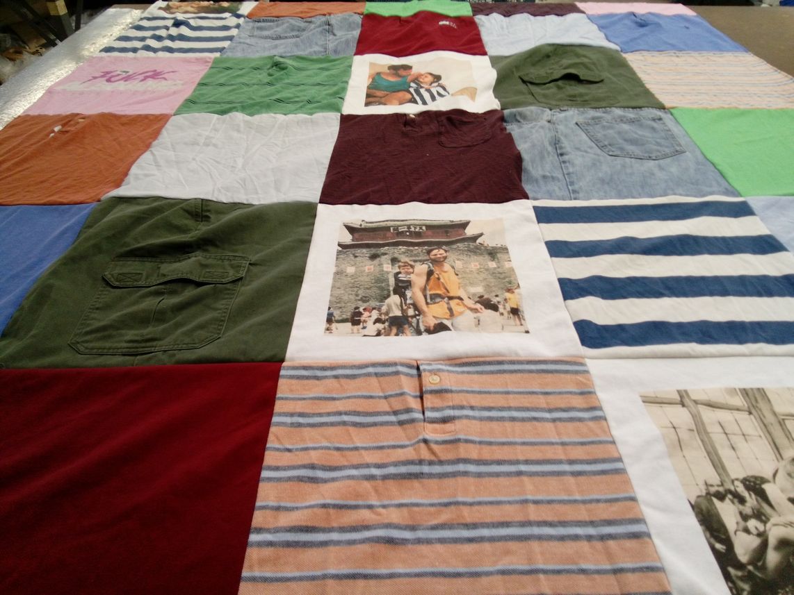 T-shirt quilt by Nicole from UT