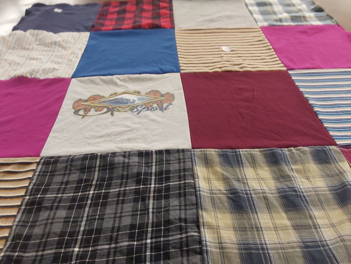 T-shirt quilt by Tammy from KS