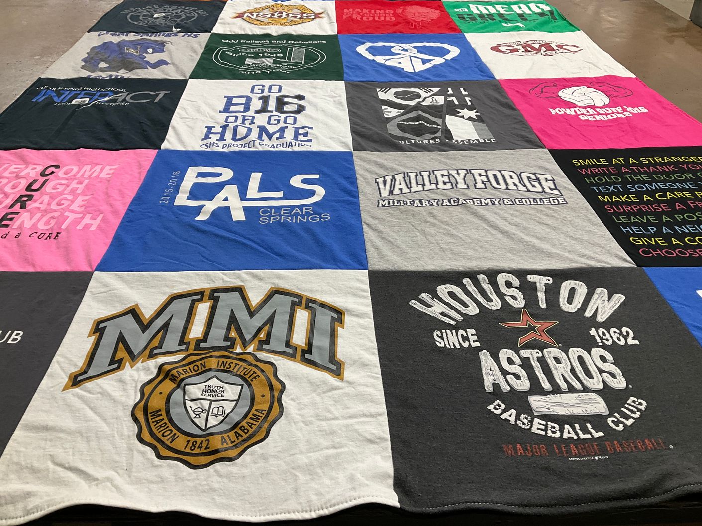 T-shirt quilt featuring houston astros by Sherla from TX