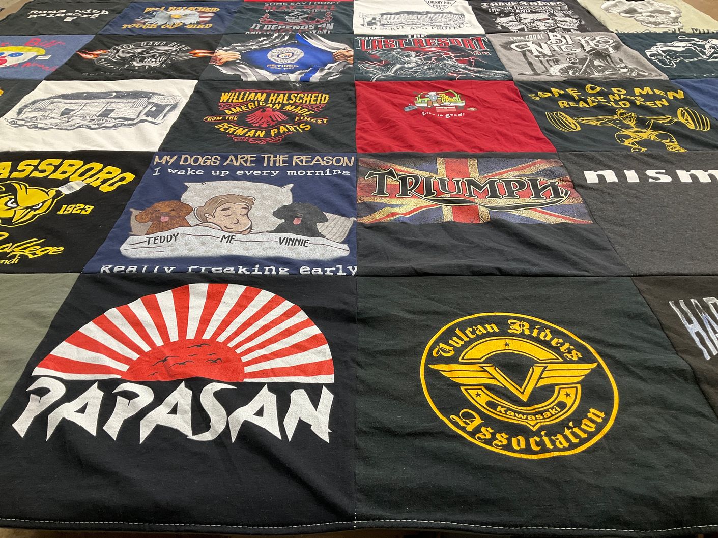 T-shirt quilt from wichita state university by William from FL