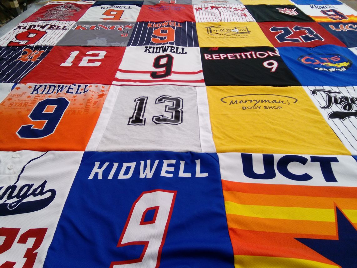 T-shirt quilt by Christina from IN