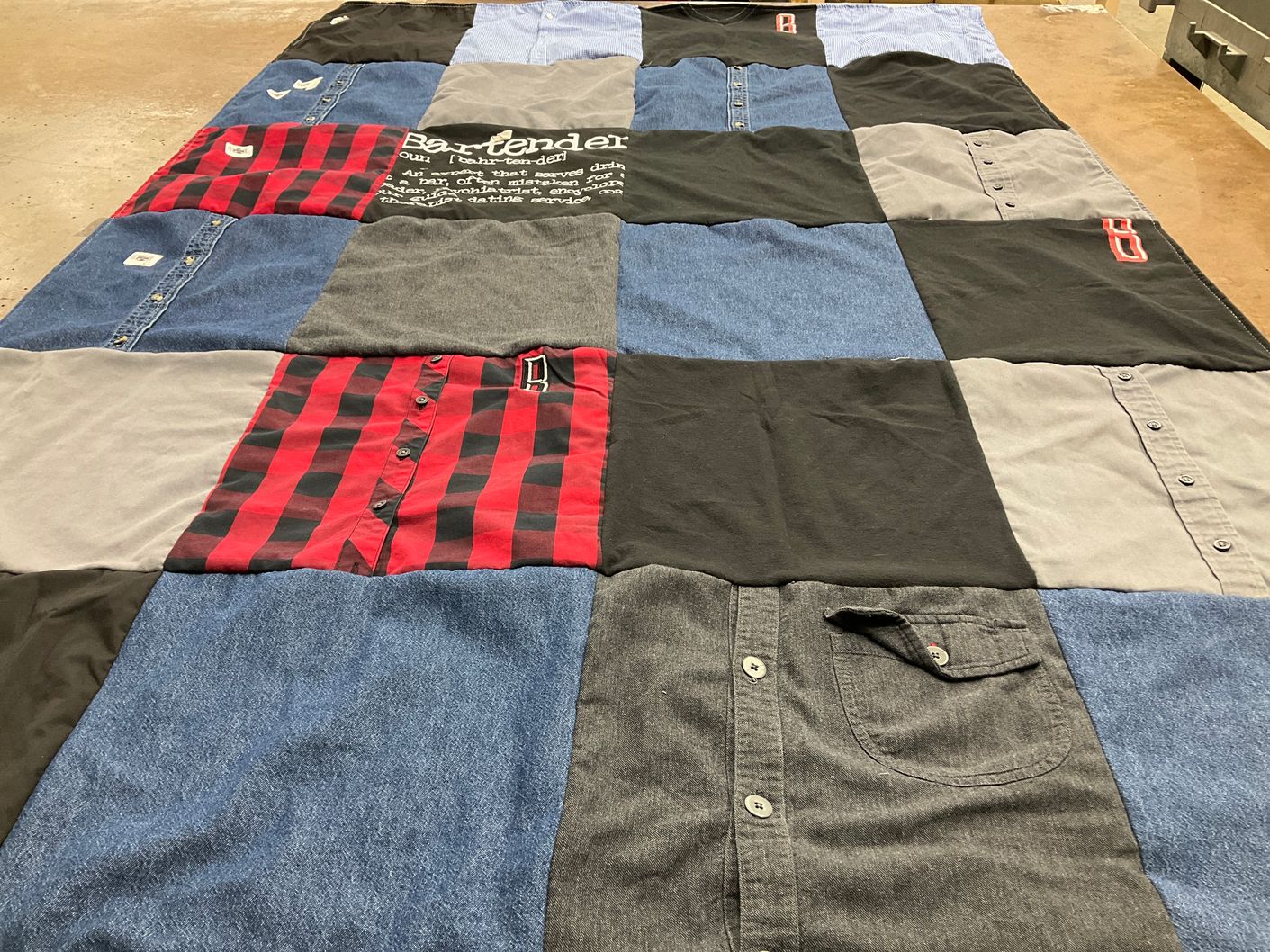 T-shirt quilt by Megan from MA