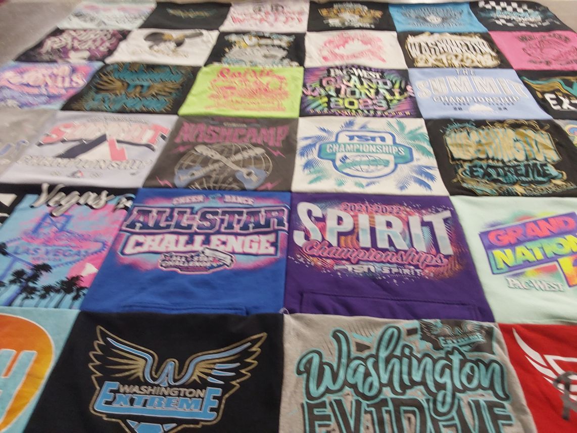 T-shirt quilt featuring washington extreme by theresa from WA
