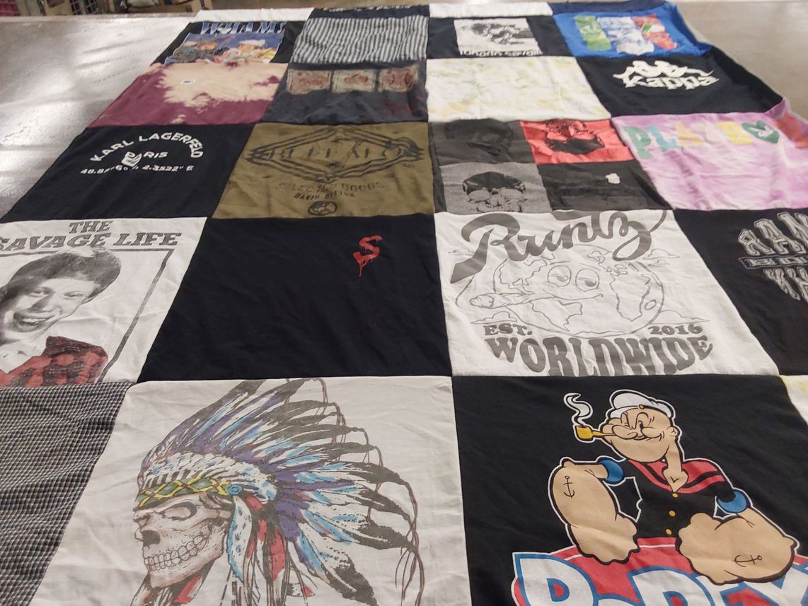 T-shirt quilt by Susan from NJ