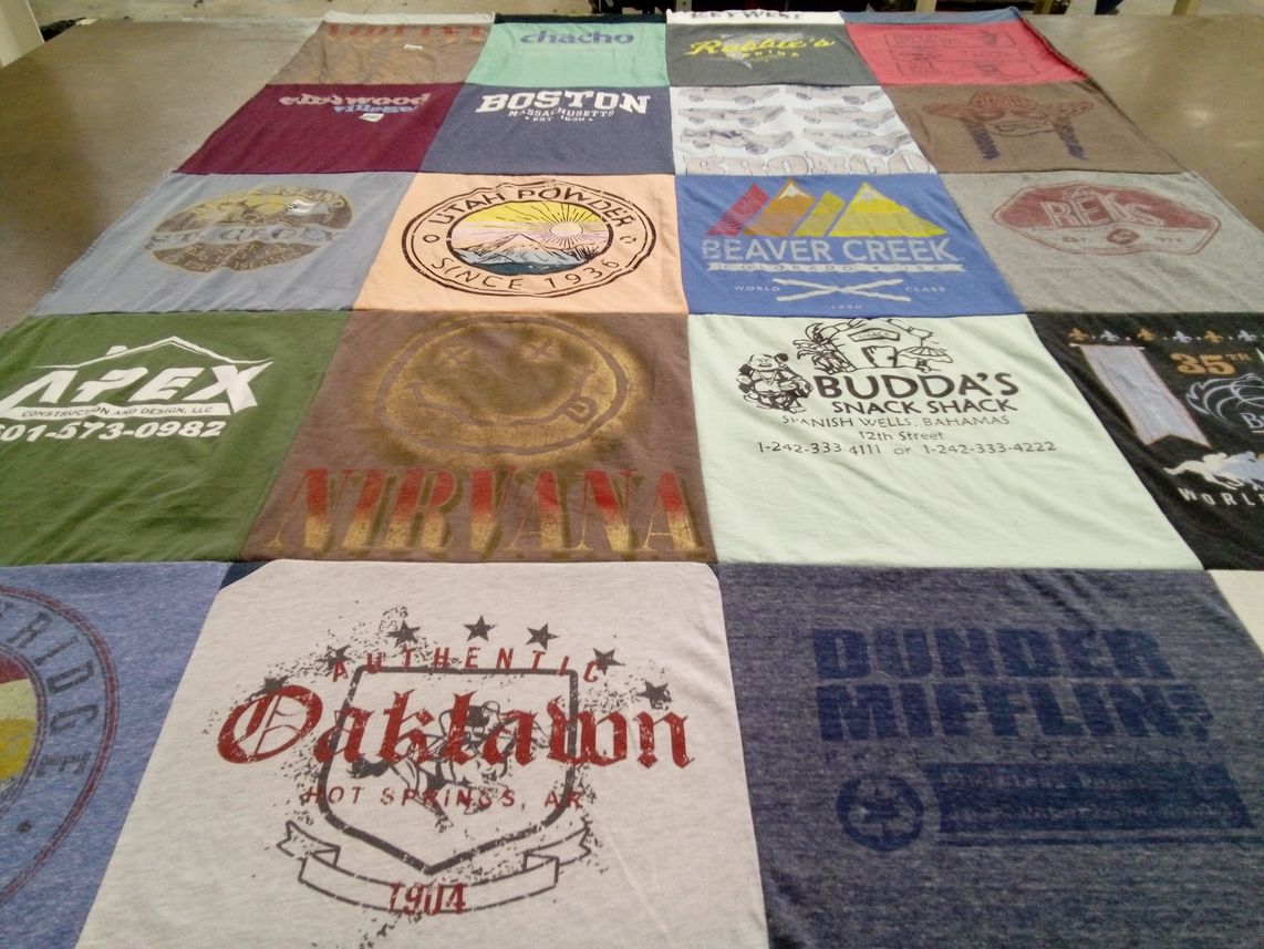 T-shirt quilt by Melissa from MS