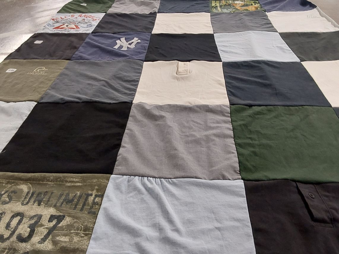 T-shirt quilt by Audrey from TX