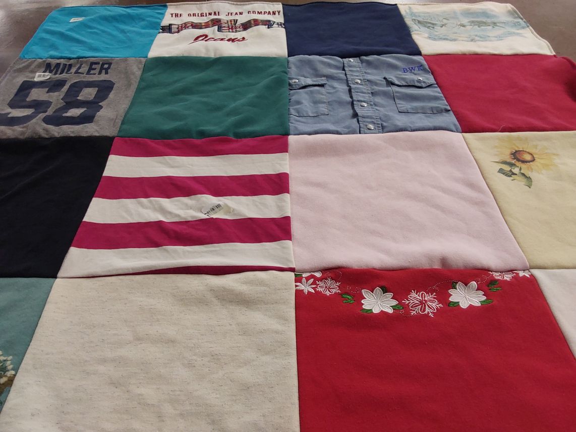 T-shirt quilt by Cynthia from CO