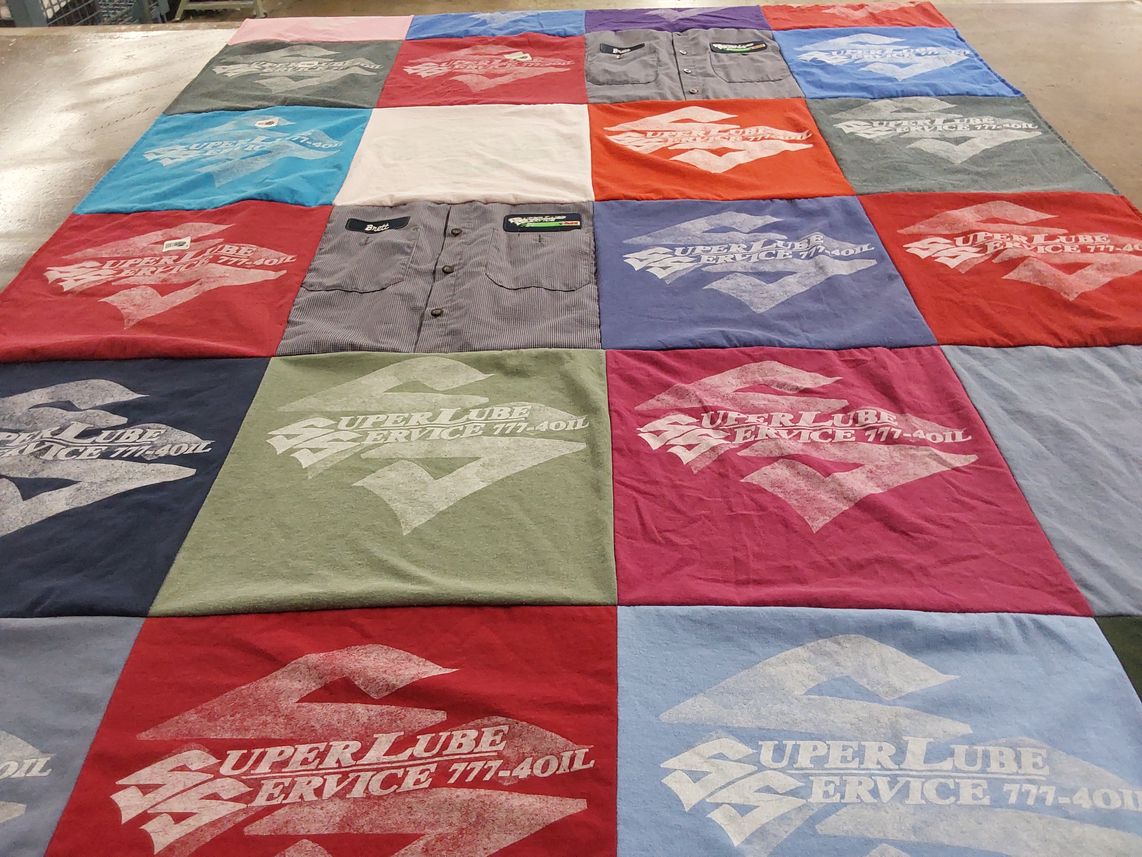 T-shirt quilt by Kathy from MO