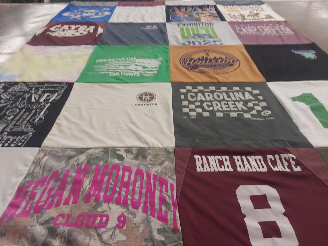 T-shirt quilt by Karissa from TX