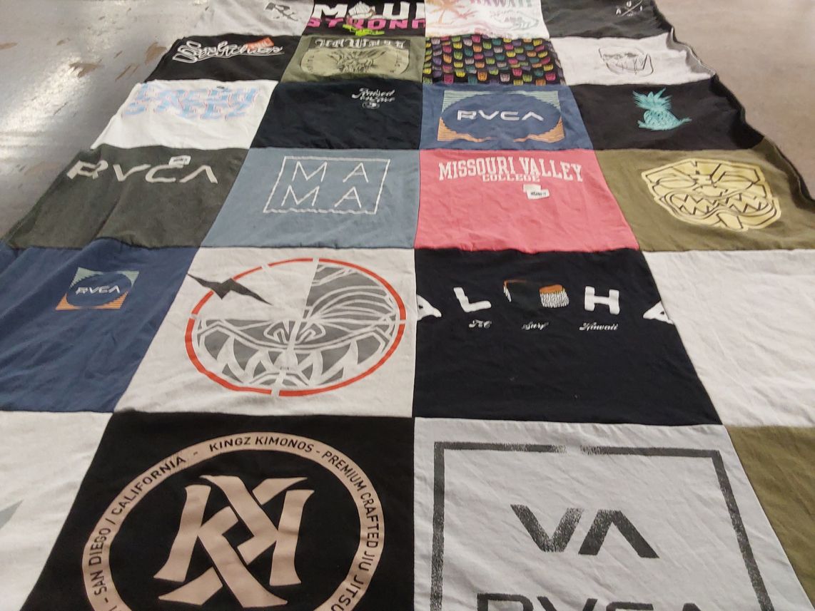 T-shirt quilt from missouri valley college by Brooklyn-Haley from HI