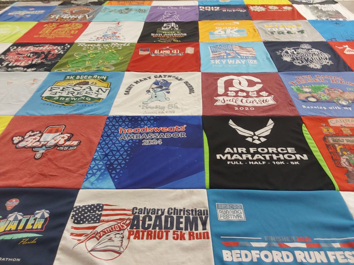 T-shirt quilt from calvary christian academy by Emily from FL