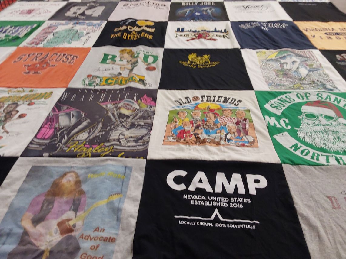 T-shirt quilt from syracuse university by Margo from NV