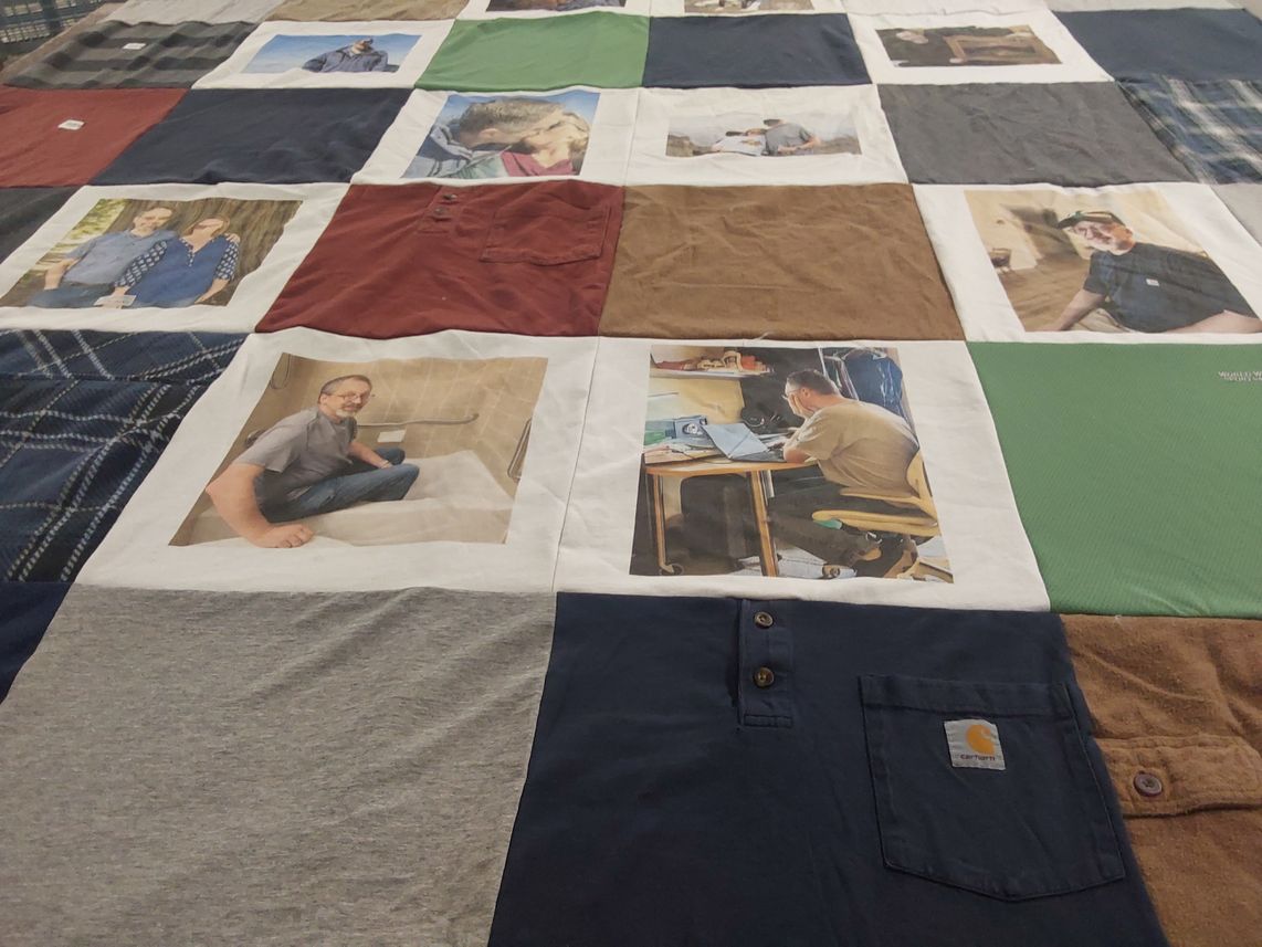 T-shirt quilt by Sarah from ID