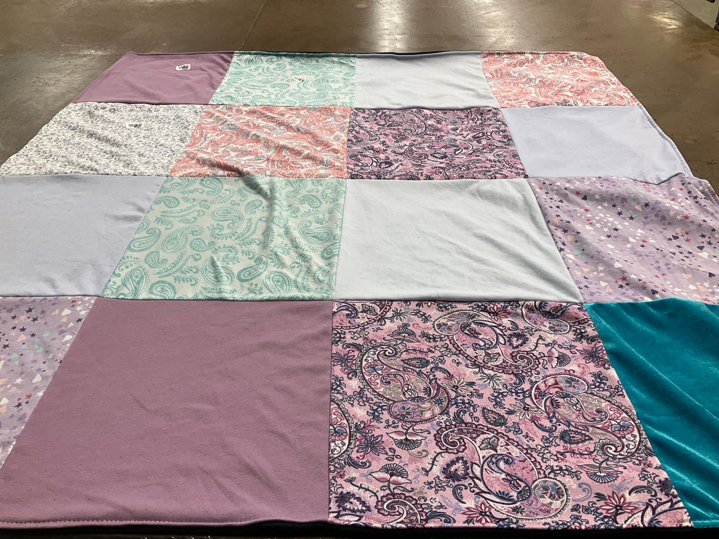 T-shirt quilt by Sandy from RI