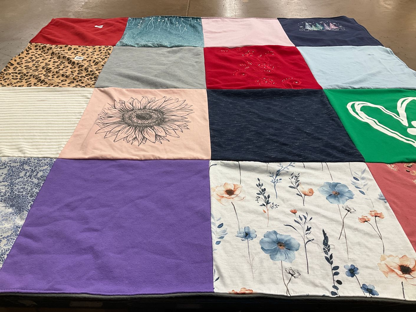 T-shirt quilt with fashion, design themes by Kristen from NY