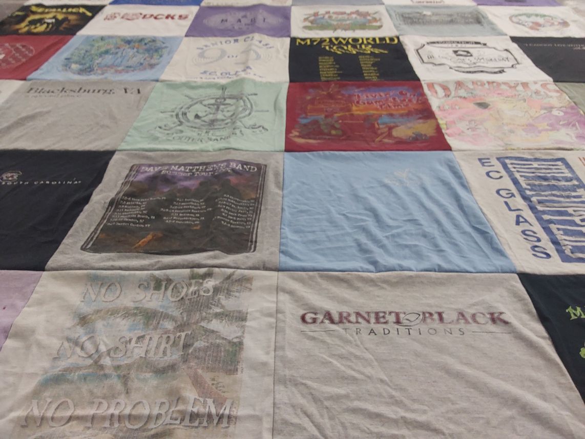 T-shirt quilt from university of north carolina by Shannon from VA