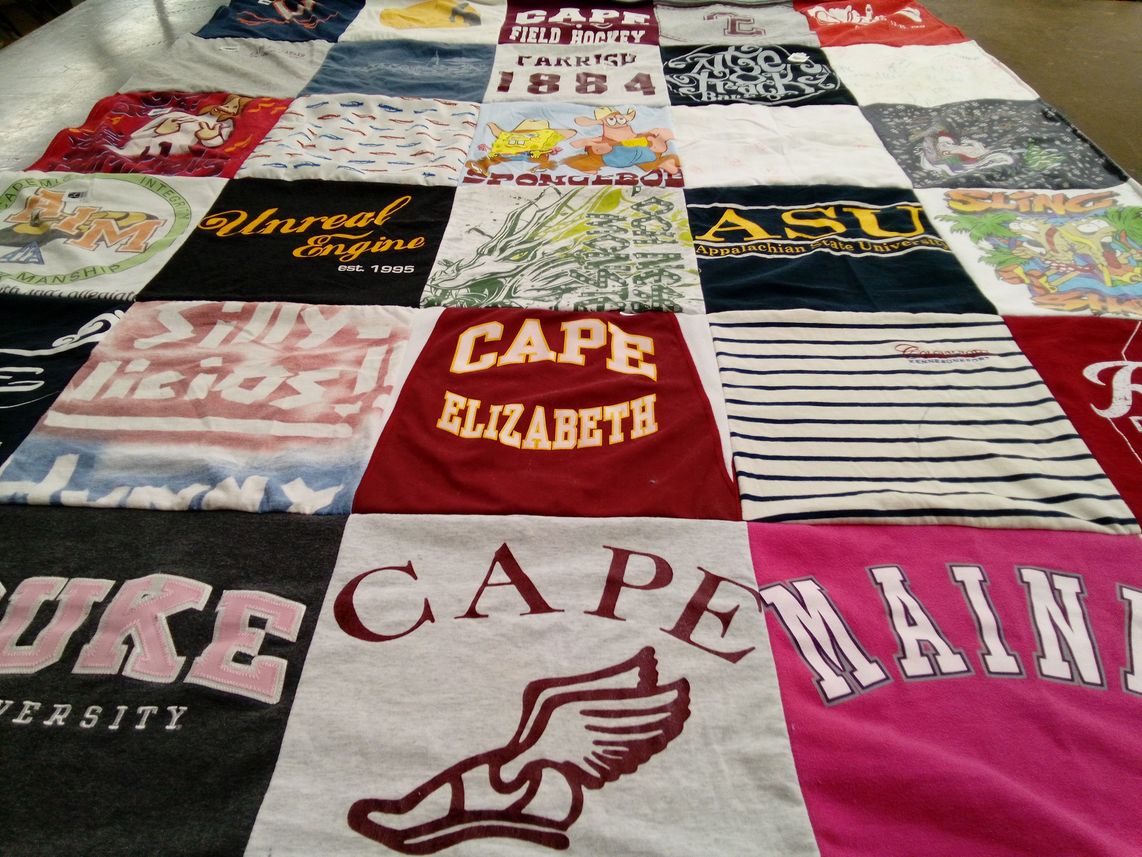 T-shirt quilt from duke university, appalachian state university by 10817 from NC
