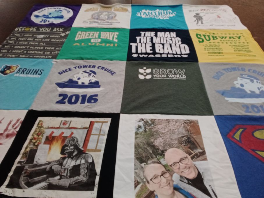 T-shirt quilt featuring bruins by Alyson from SC
